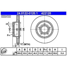 2x Bremsscheibe vorne für Audi 100 C3 443 445 200 C2 437 447 Quattro 85 | 26235