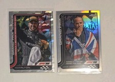 2025 Topps Chrome LEWIS HAMILTON Logofractor #106 & Refractor #133 F1 Formula 1