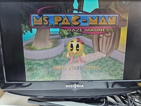 Ms. Pac-Man: Maze Madness (Sega Dreamcast, 2000) Game Disc - Tested and Working