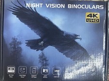 4K Night Vision Goggles for Adults, Infrared Binoculars with 36MP Camera