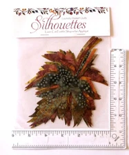 Laundry Basket Quilts Silhouettes Laser Cut Fusible Autumn Leaves for Applique
