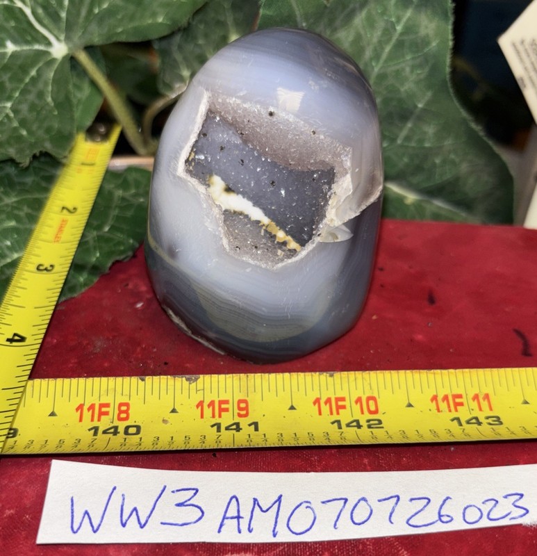 Druse Agate Cut Base 223.71 Grams