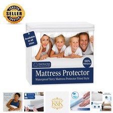 Breathable  Noiseless Crib Mattress Protector - 28x52  Waterproof Comfort
