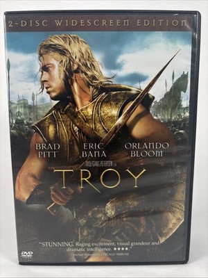 Troy (2004) DVD 2-Disc 162m R WarnerBros Brad Pitt, Eric Bana, Orlando Bloom