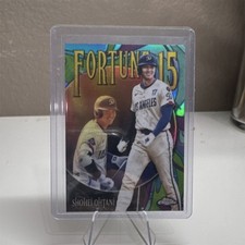 Topps 2025 Chrome Shohei Ohtani Fortune 15 Insert F15-6 Los Angeles Dodgers