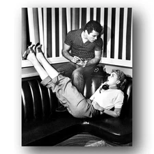 Janet Leigh actress elegant black and white 8x10 Photo