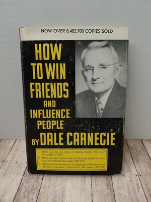 How To Win Friends And Influence People Dale Carnegie 1964 109th Printing HC/DJ