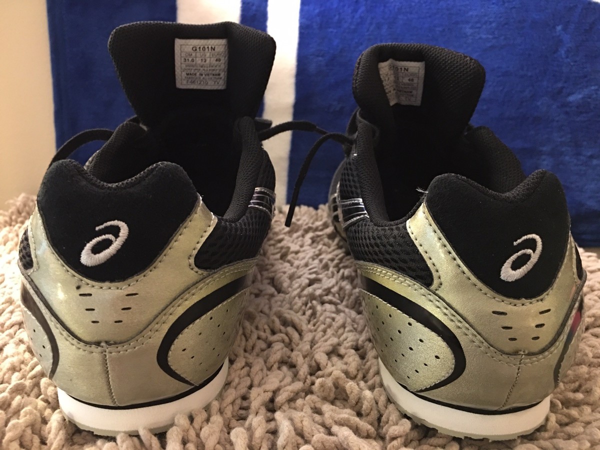 ASICS Hyper MD 4, G101N, Men's Track Field Spikes Shoes, Black