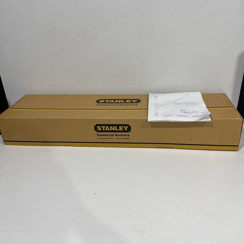 Stanley Security CVR Exit Device For 36"W Door NOS QED 128 LBR Cyl Dog - Picture 2 of 12
