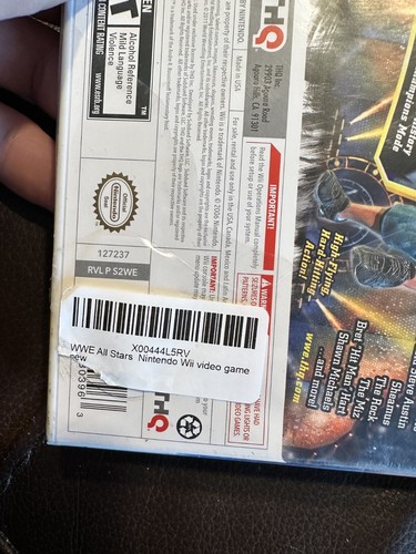 WWE All Stars (Nintendo Wii, 2011) Plastic is open not used - Picture 3 of 3