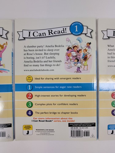 AMELIA BEDELIA I CAN READ Reader lot 3 Books - Picture 7 of 16