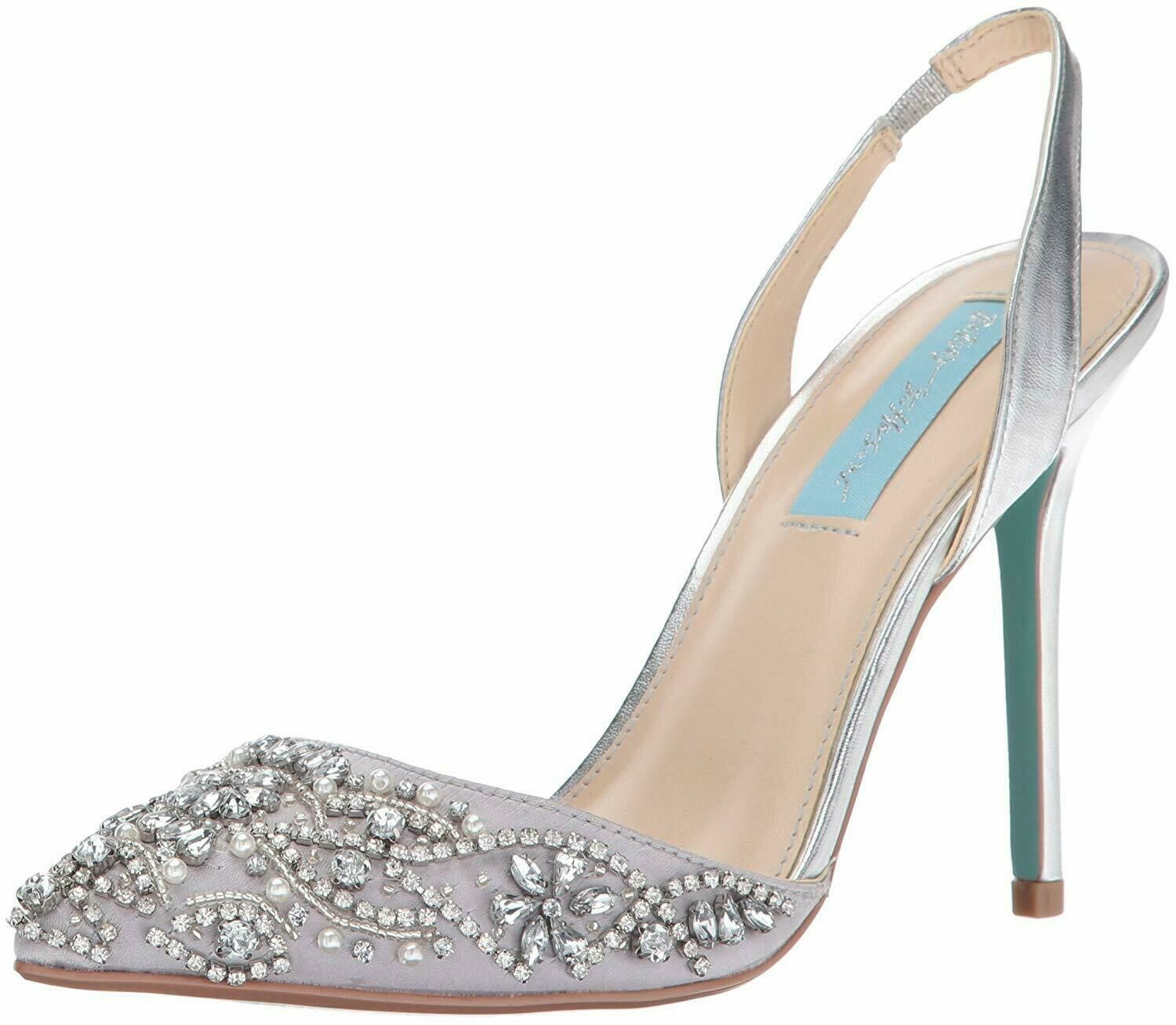 betsey johnson silver shoes