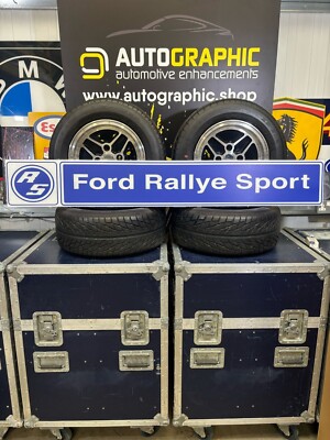 5 Fuß 3D Effekt Ford Rallye Sport Auto Sammlerstück Schild