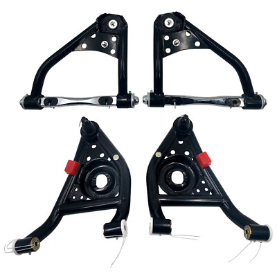 For Camaro Firebird 1967-1969 Front Tubular Upper & Lower Control Arms Set of 4