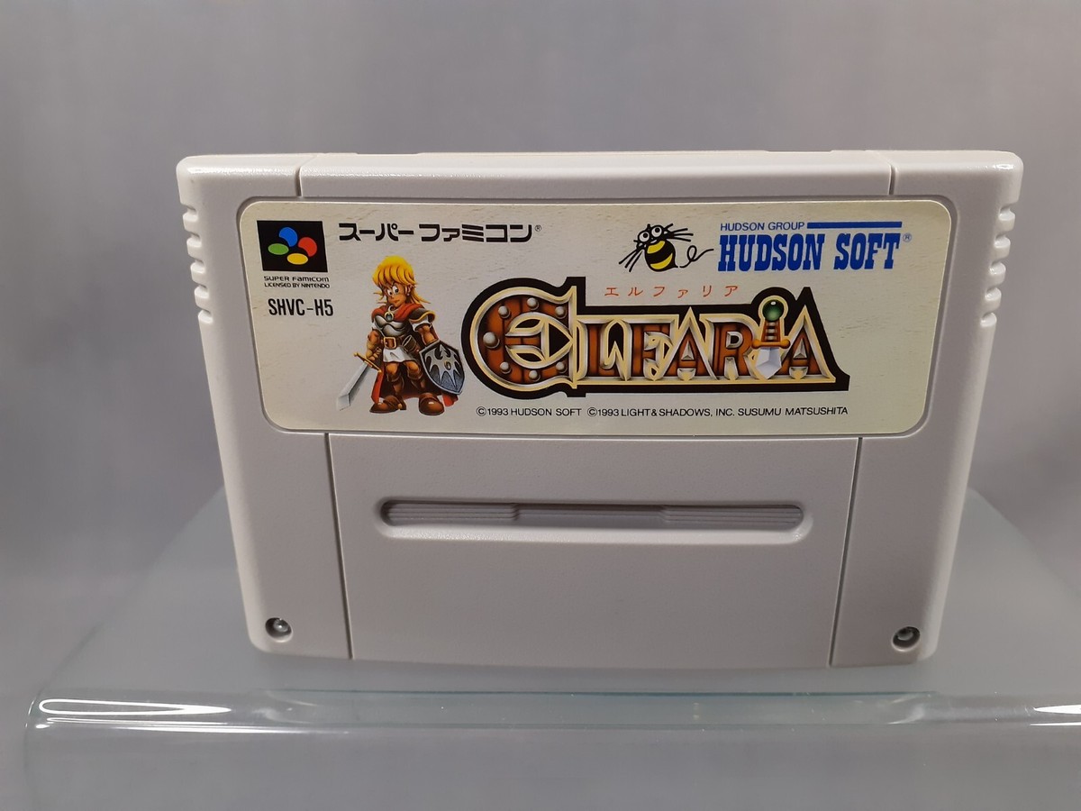 Super Famicom A Fantasic Theater Elfaria w/Box, Manual