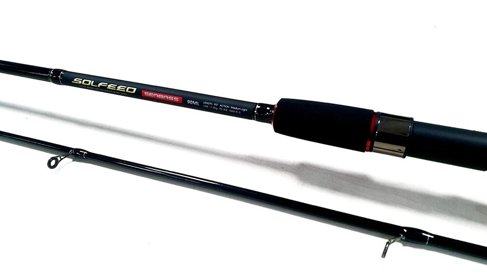 SUPER VENTA PRO MARINE SOLFEED lubina 90ML caña giratoria de Japón Foto 2 de 2