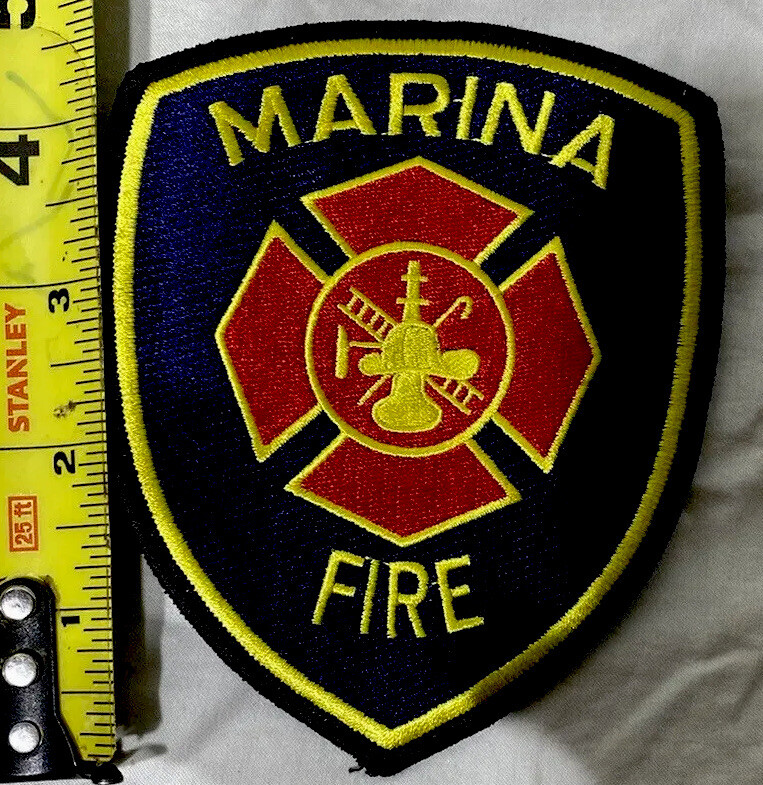 *RARE* Marina (Monterey County) CA California Fire Dept. patch New Authentic! eBay