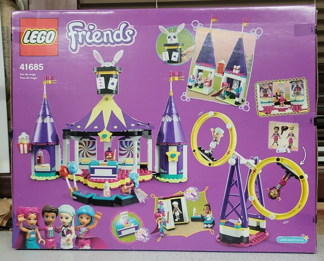 Lego 41685 Friends Magical Funfair Roller Coaster Toy Building Kit