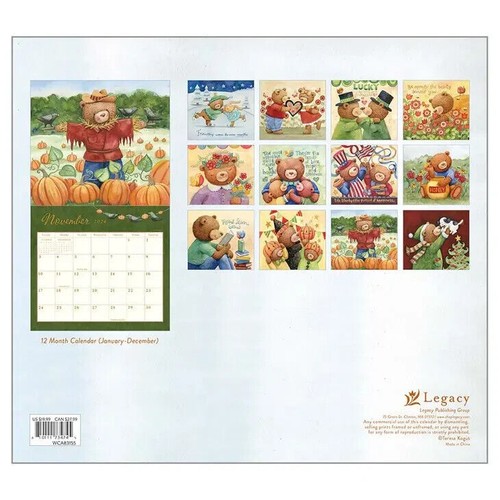 Legacy Bears 2024 Wall Calendar w - 第 2/2 張圖片