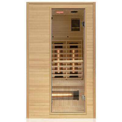 Dewello  Infrarotkabine Infrarotsauna Wärmekabine Vollspektrum Sauna 2 Personen