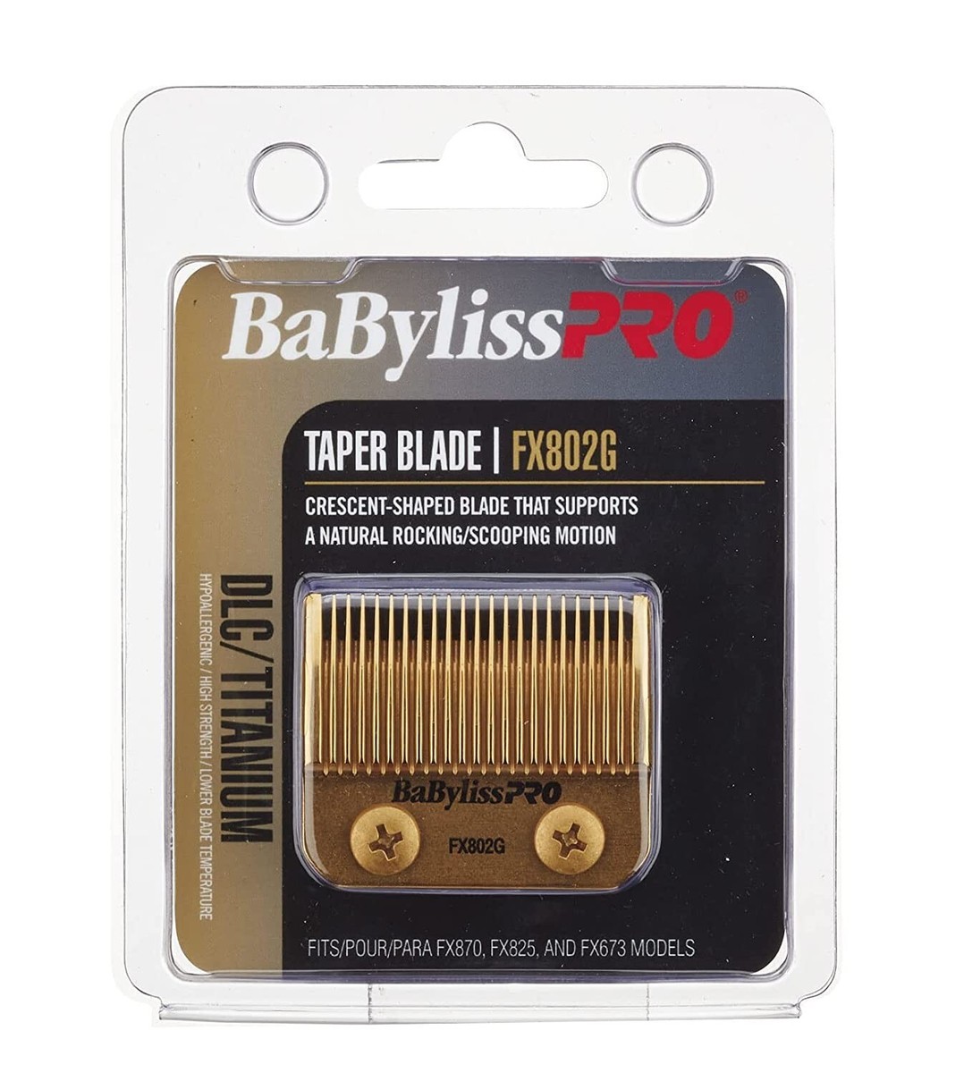 BaBylissPRO Gold DLC/Titanium Replacement Taper Blade | FX802G | eBay