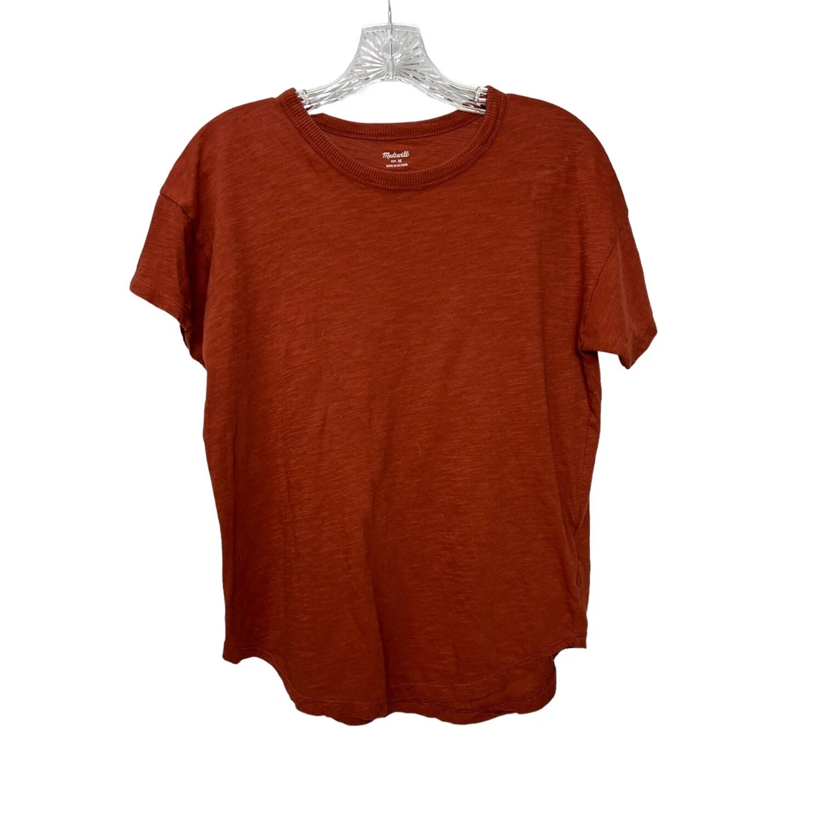 Burnt orange t shirt women's cheap