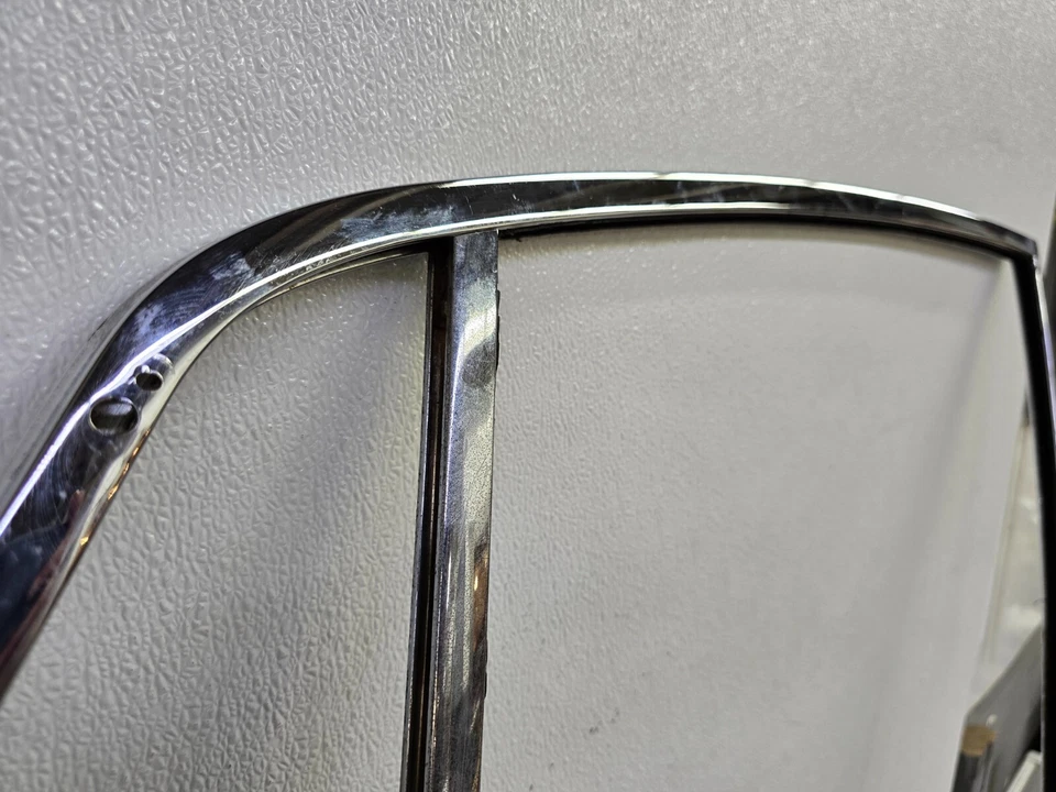 BONITO MARCO VENTANA CROMADO PUERTA CONDUCTOR PORSCHE 911 912 ORIGINAL USADO 1966-67 #3 Foto 4 de 4