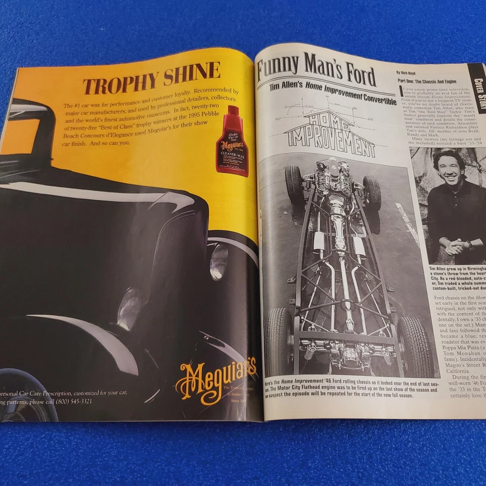 ROD & CUSTOM FAT FENDER FEVER BUILD 'EM BIG AND BEAUTIFUL! SEPT 1996 MAGAZINE - Image 2 of 4