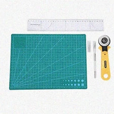 CraftMaster 5-Piece Sewing & Cutting Kit: Perfect for Paper, Fabric, and Leather