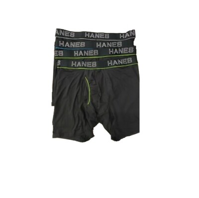 NWT Hanes Platinum Men's Cotton Comfort Fit Boxer Briefs 4 Pack $38 Size S H065