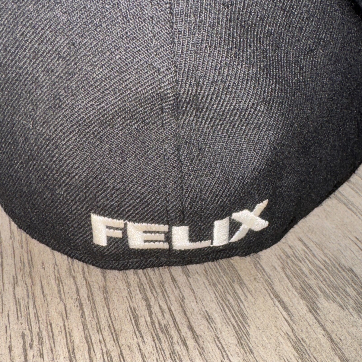 帽子 FELIX THE CAT newera Cap FELIX THE CAT Black New Era Fitted Hat Cap Size 8 Rare