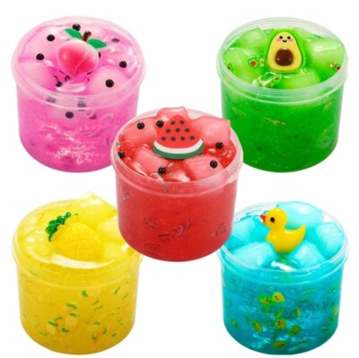 70 ml Kokosnuss Obst Schlamm Schleim - weich und befriedigend Dekompressionsspielzeug Urlaub...