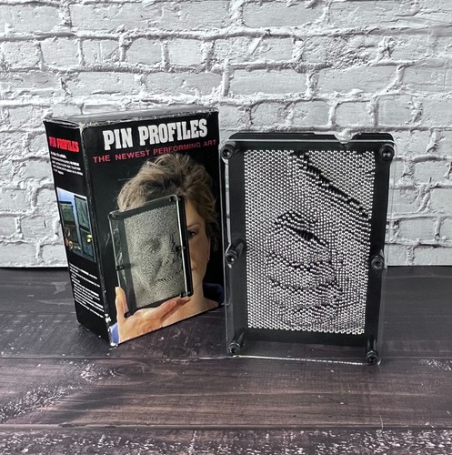 Vintage Classic Pin Profiles 3D Pin Art Sculpture Stainless Steel Pins 7x5x2