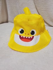 Nickelodeon Yellow BABY SHARK Pinkfong Toddler Bucket Hat Pre-owned 7 