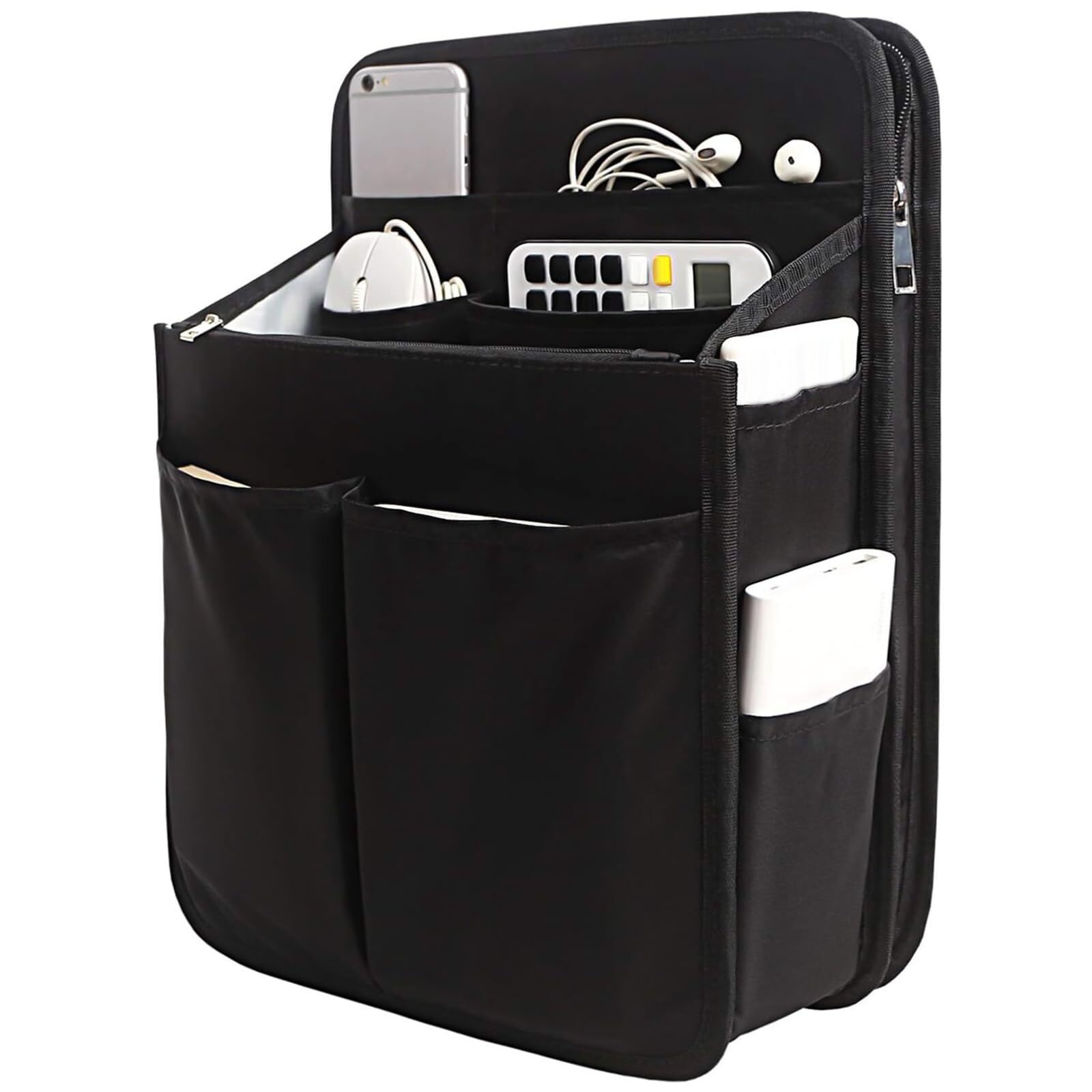 Nylon Backpack Organizer Insert for Men and Women Lightweight with Zippers