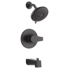 Peerless Xander Tub Shower Trim Kit Matte Black-Certified Refurbished