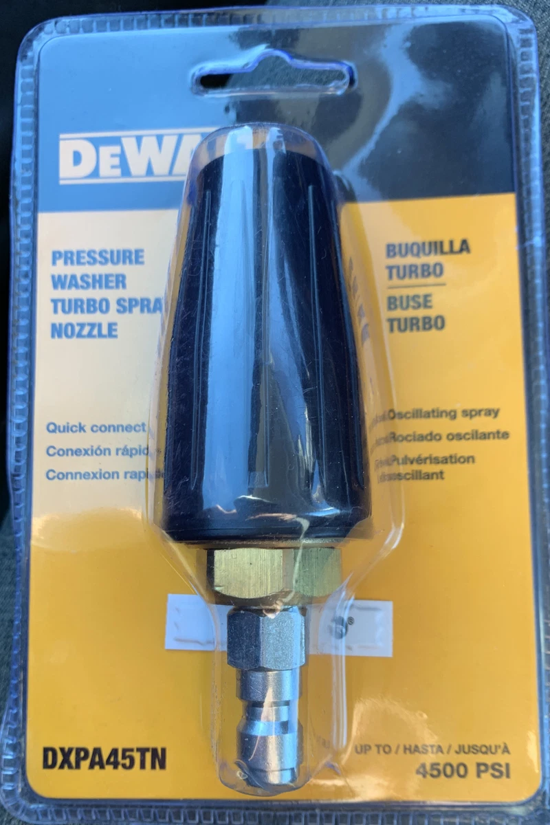 DEWALT DXPA45TN 4500 PSI Nozzle 4.0 Pressure Washer Turbo