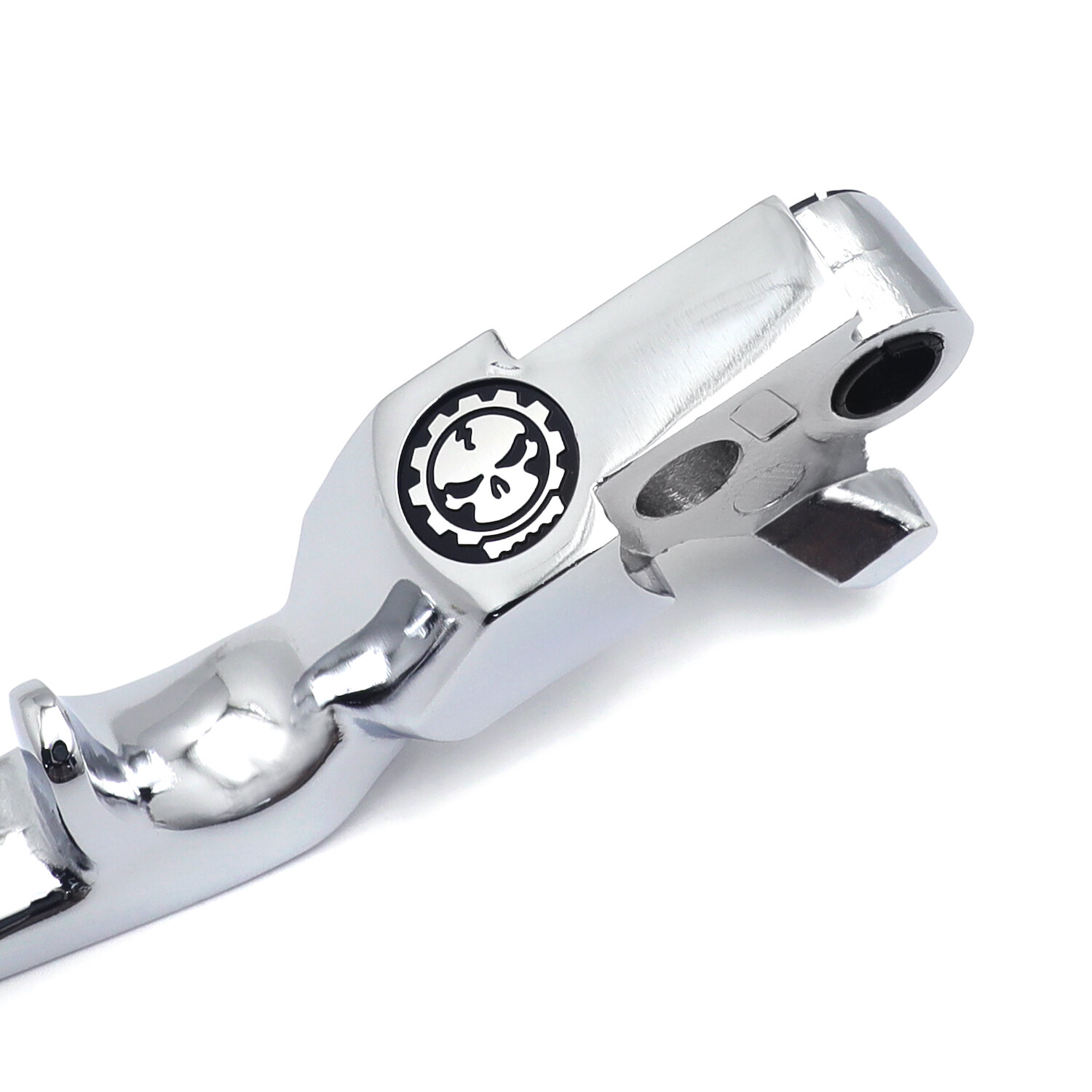Chrome Skull Brake Clutch Levers For 962007 Harley Touring Road King FLHR Ultra eBay