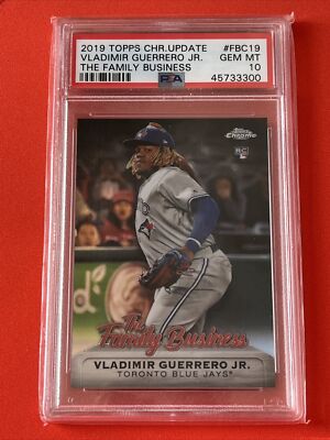 PSA10】Guerrero Jr. 2019 Topps Chrome RC