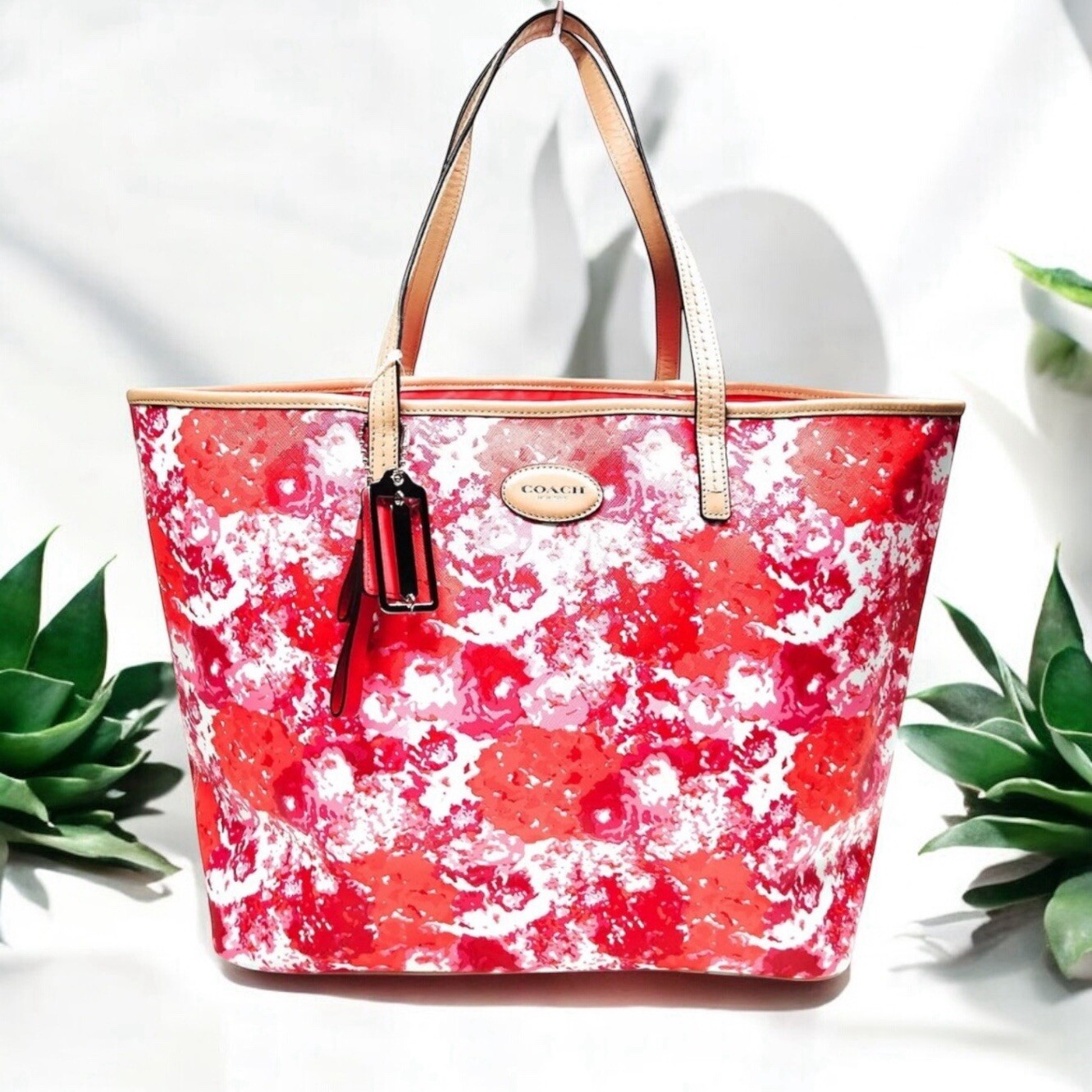 Coach Metro Floral Print Tote