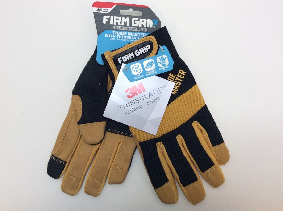Firm Grip TradeMaster Gloves With Thinsulate Liner, Touch Screen, Tough  Gloves