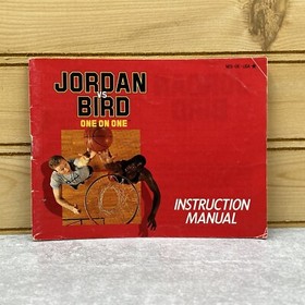 1988 Jordan vs. Bird One On One (Nintendo, NES) Instruction Booklet Manual Only