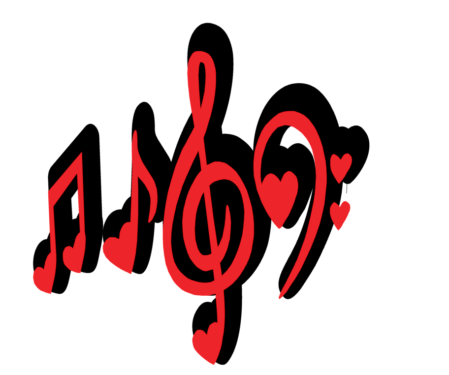 Music Notes Vinyl Decal Sticker Multicolor Choice a3661