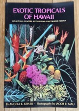 Exotic Tropicals of Hawaii Heliconia Ginger Anthurium Decorative Foliage 1996