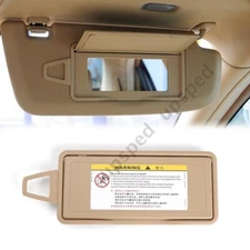 Beige Right Sun Visor Mirror Frame Cover For Mercedes-Benz S-Class W220 1998-05