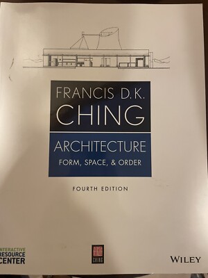 Architecture BooksFrancis DK Ching Architecture Form, Space & Order 4th Edition