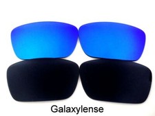 Galaxy Replacement Lenses For Oakley Fuel Cell Black Blue Color Polarized 2Pair