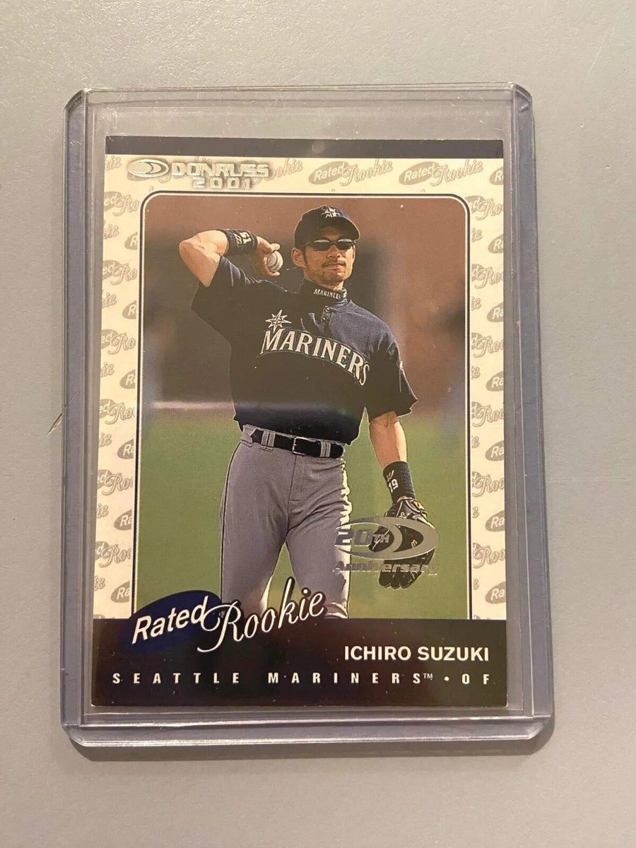 2001 ICHIRO SUZUKI DONRUSS 20TH ANNIVERSARY RATED ROOKIE CARD | eBay