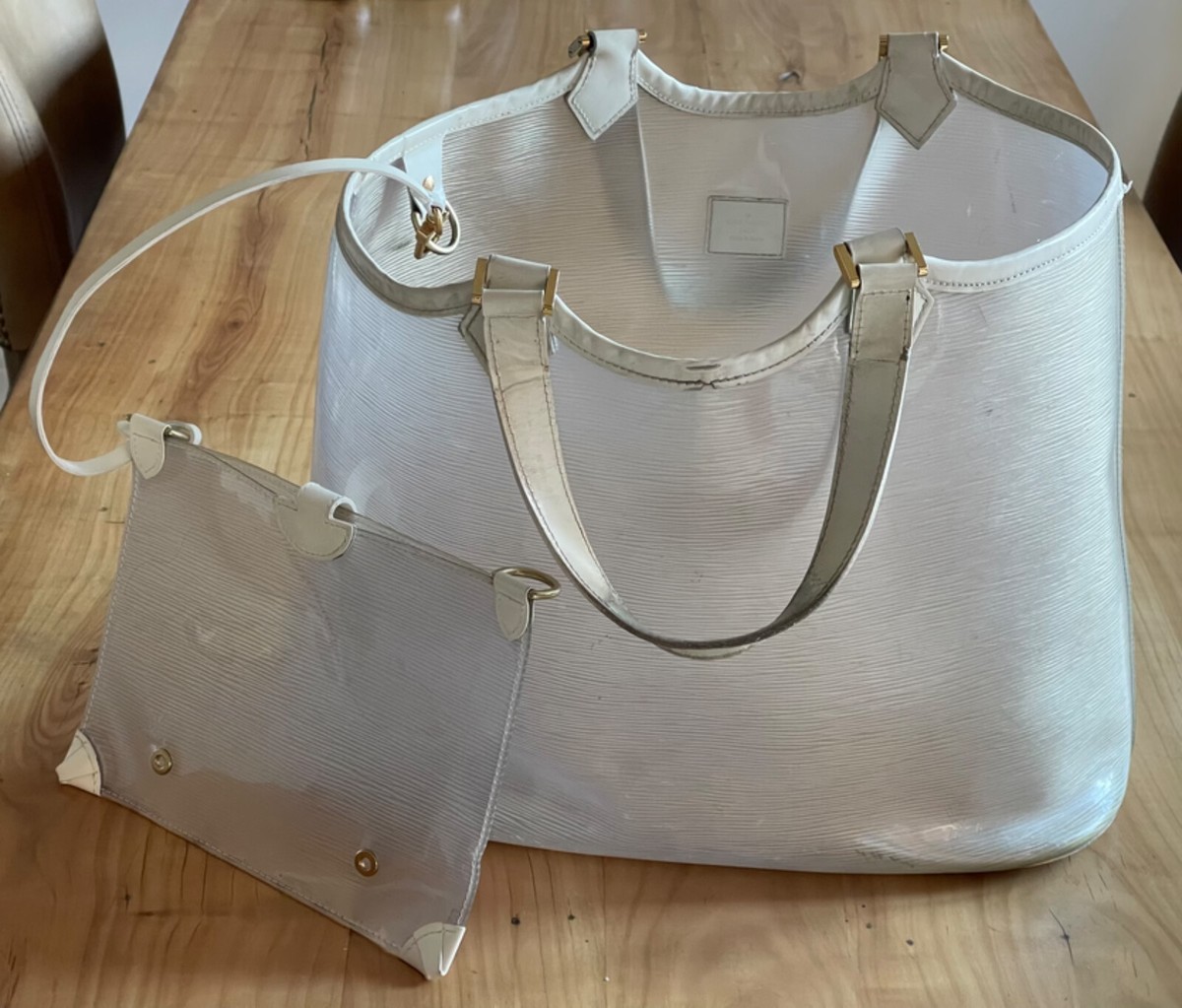 HOT Beach Bag Empty Louis Vuitton Bag Lv Handbags Lv Clear