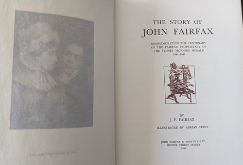 The Story of John Fairfax by - 1941 1ST - JF Fairfax Illustrated Adrian Feint - Picture 5 of 12